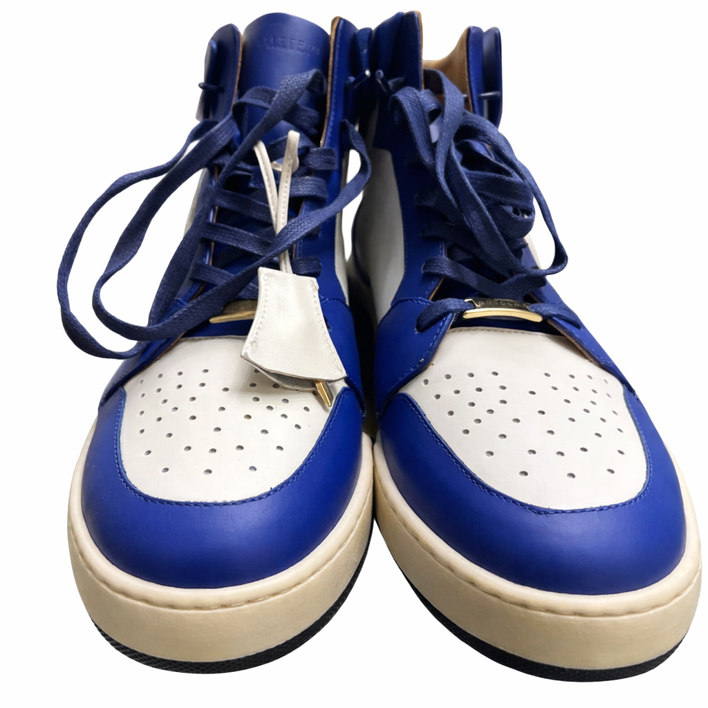Buscemi Blue Leather Sneakers – Men’s US 11