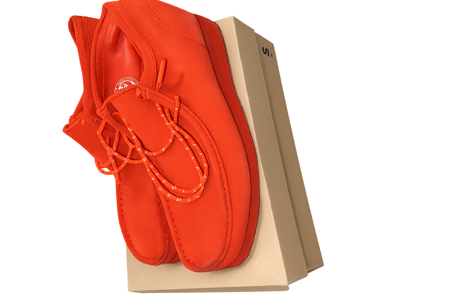 Clarks Originals Orange Suede Boots – US 10 / EU 43