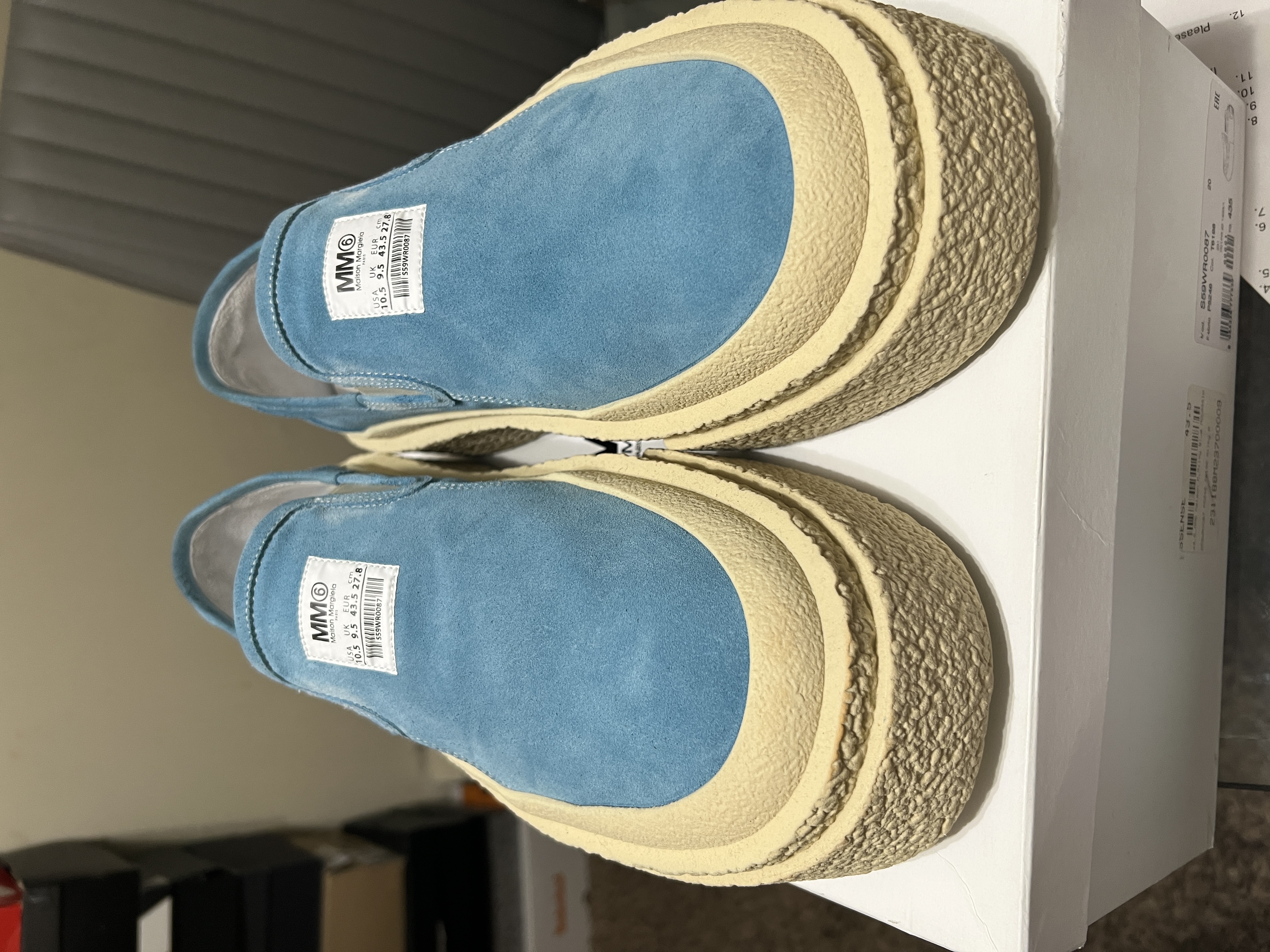 MM6 Maison Margiela Suede Slip‑On – US 10.5