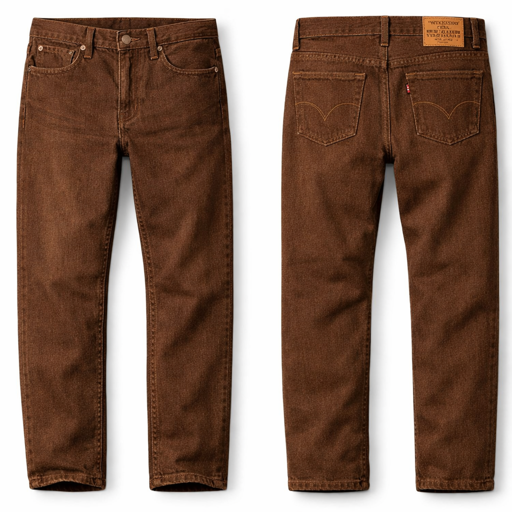 Levi’s Men’s Jeans – Brown Denim – Size 30–34 – Durable & Classic Fit