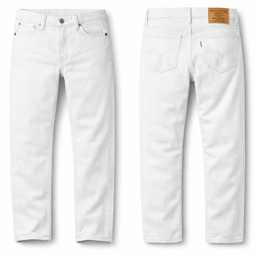 Levi’s Men’s Jeans – White Denim – Size 30–34 – Clean & Classic Fit