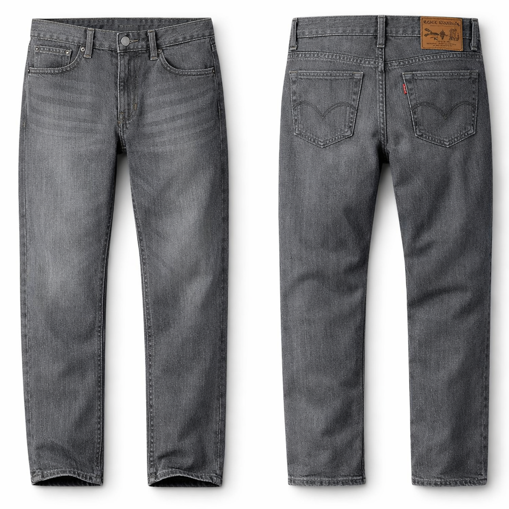 Authentic Levi’s Grey Denim Jeans – Straight Fit – Excellent Condition