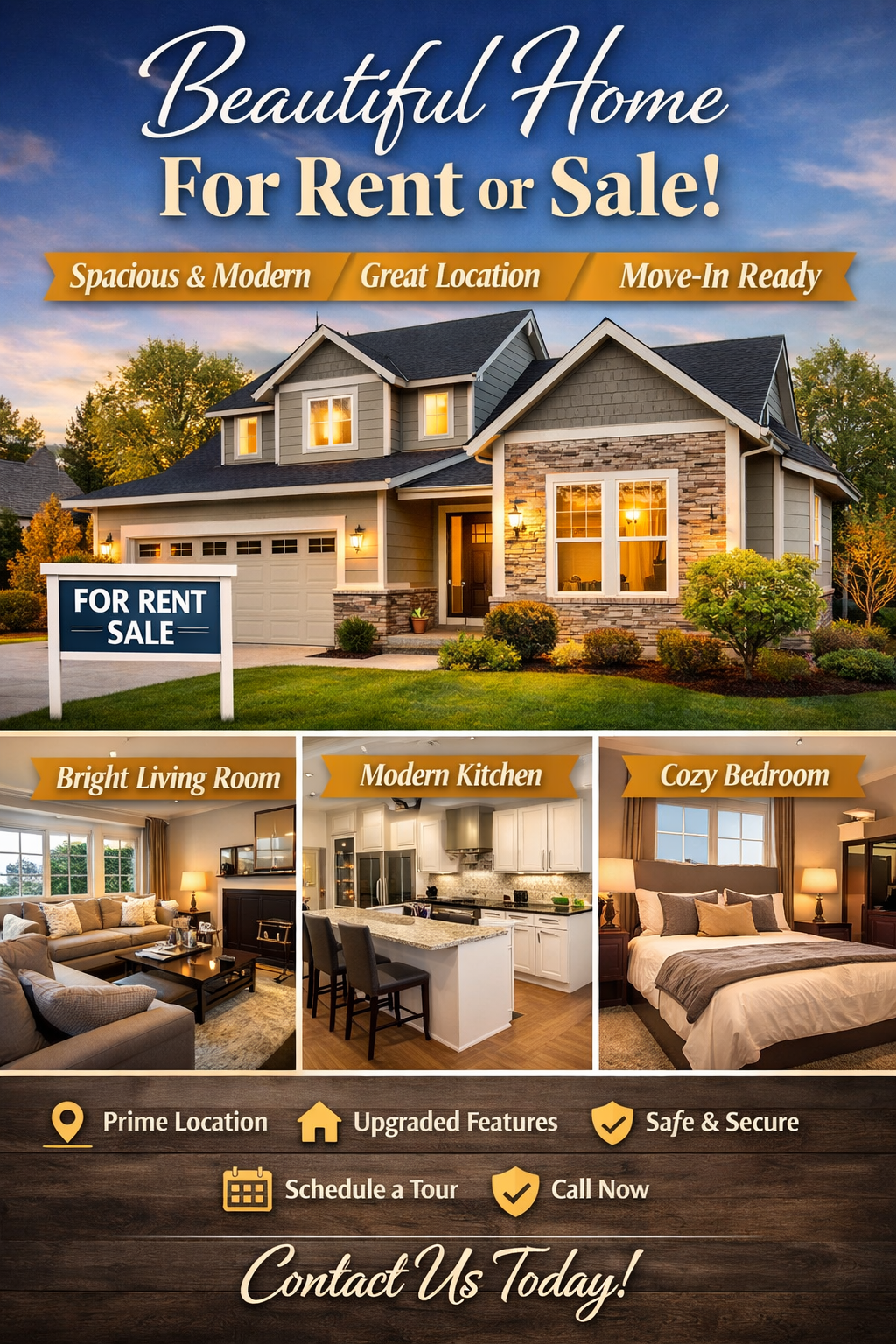 Spacious & Clean Home for Rent – Move‑In Ready